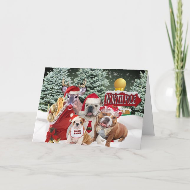 Feliz Navidad de la familia de Santa Claus (Anverso)