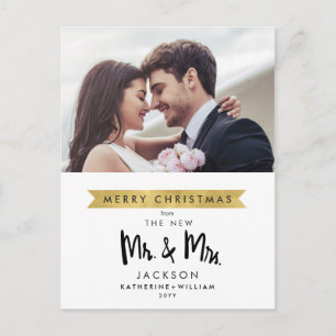Feliz Navidad De La Nueva Foto De Mr & Mrs One