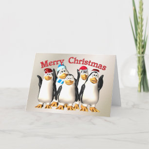 Feliz Navidad de la pandilla del pingüino