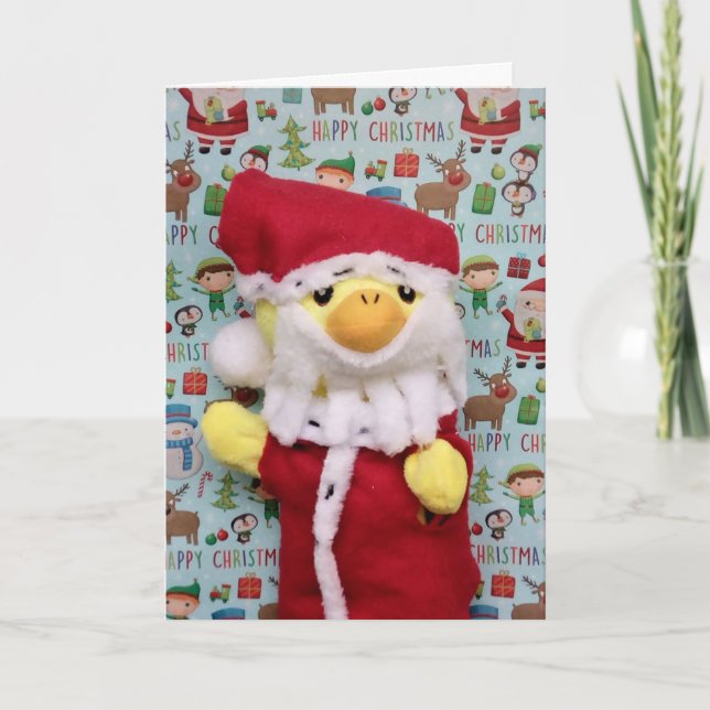Feliz Navidad de la tarjeta de Navidad de Danny Du (Anverso)