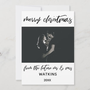 Feliz Navidad de los futuros Sr y Sra, Foto BW