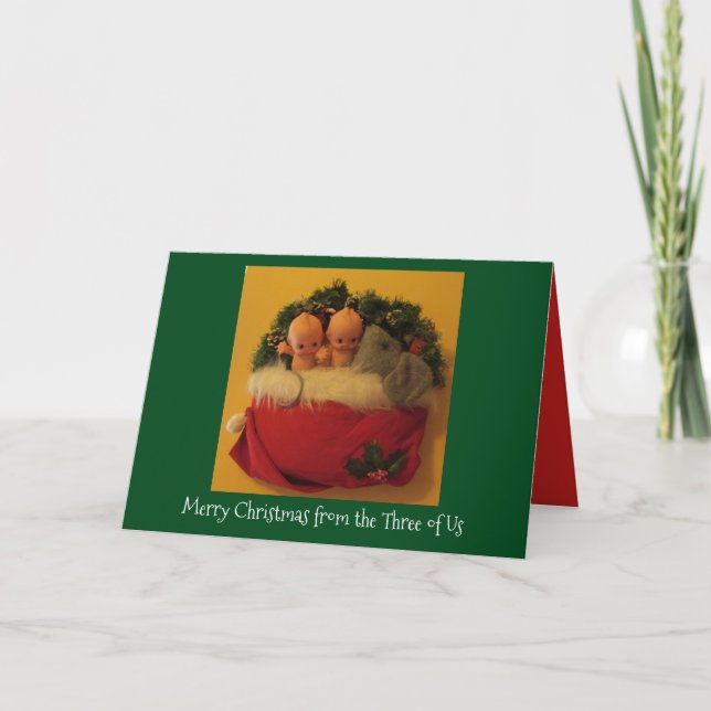 Feliz Navidad de los tres de nosotros (Anverso)