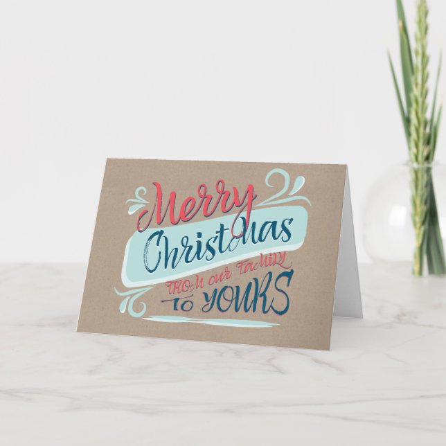 Feliz Navidad De Nuestra Familia A La Tuya (Anverso)