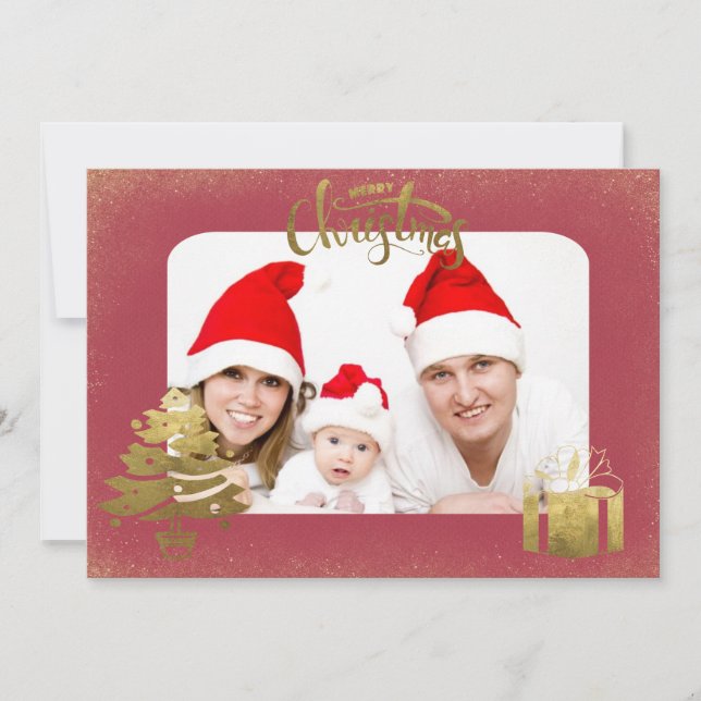 Feliz Navidad de nuestra familia a la tuya. Foto (Anverso)