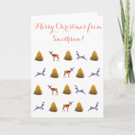 Feliz Navidad de nuestra tarjeta de felicitación