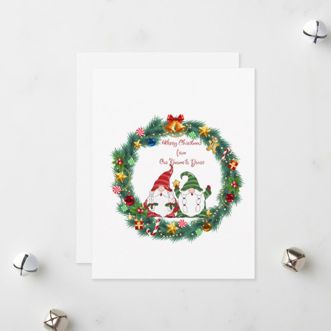 Feliz Navidad de nuestro gnomo al suyo en una  (Anverso/Reverso In Situ)
