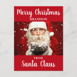 Feliz Navidad de parte de Santa Claus ADD NOMBRE