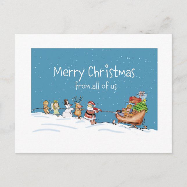 Feliz Navidad de todos nosotros (Anverso)