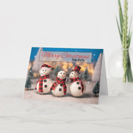 Feliz Navidad de Todos Nosotros Foto de Muñecos de