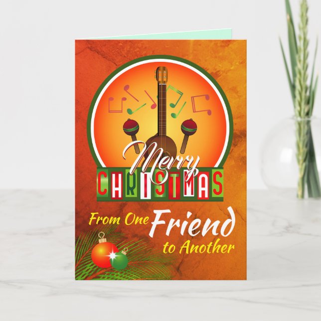 Feliz Navidad de un amigo a otro (Anverso)