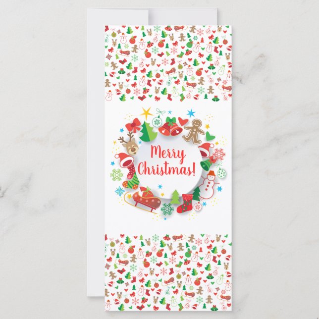 Feliz Navidad! Decoración de Año Nuevo Feliz XMAS (Anverso)