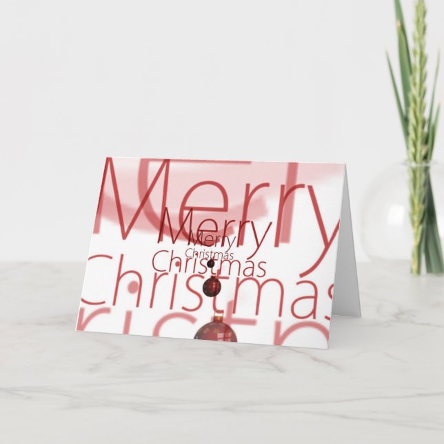 Feliz Navidad Decorativo Ornamento de Navidad (Anverso)