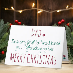 Feliz Navidad Del Perro - Humor Gracioso Papá Perr