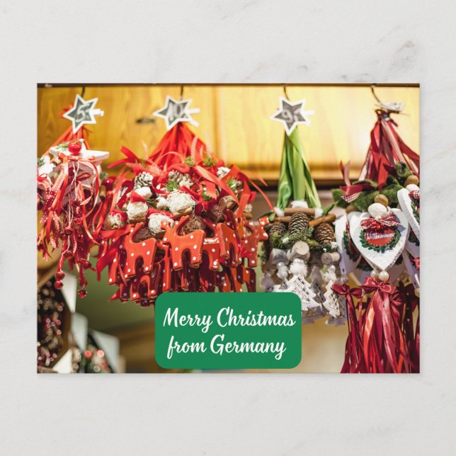 Feliz Navidad desde Alemania - Ornamentos alemanes (Anverso)