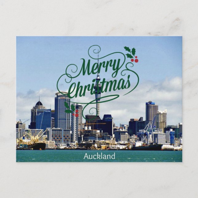 Feliz Navidad desde Auckland (Anverso)
