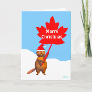 Feliz Navidad desde Canadá Beaver