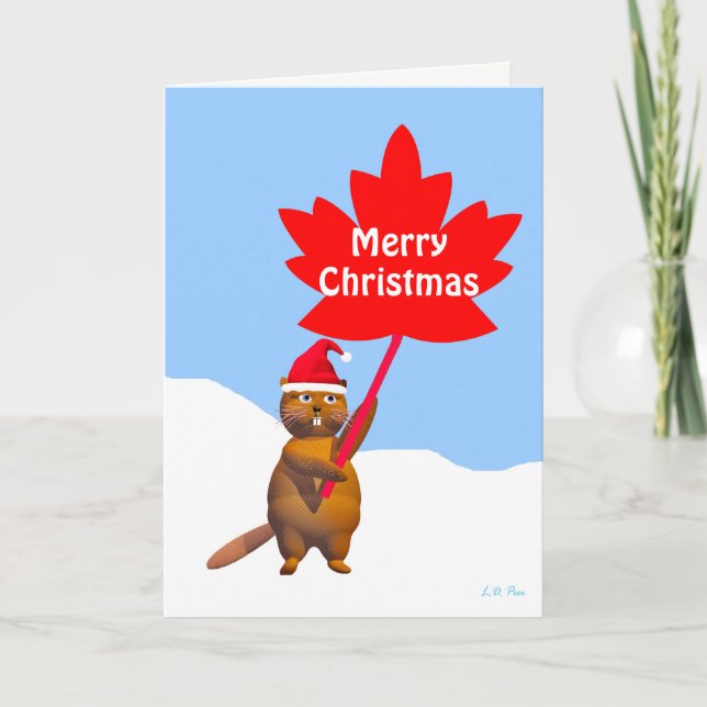 Feliz Navidad desde Canada Beaver (Anverso)