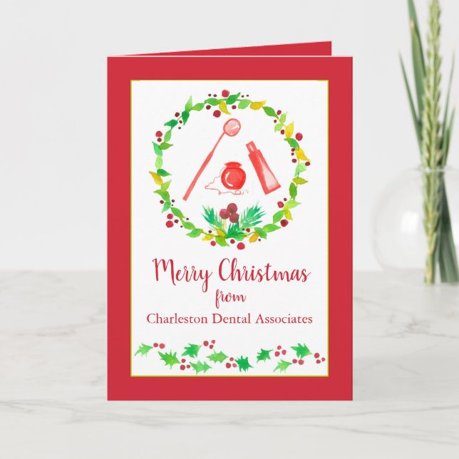 Feliz Navidad desde Dentist Office Business (Anverso)