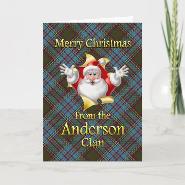 Feliz Navidad desde el Clan Anderson (Anverso)