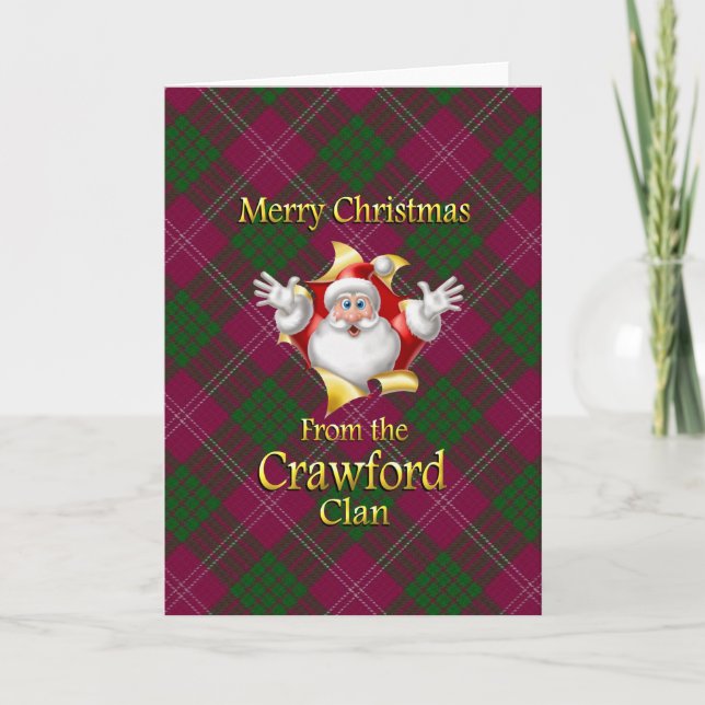 Feliz Navidad desde el clan Crawford (Anverso)