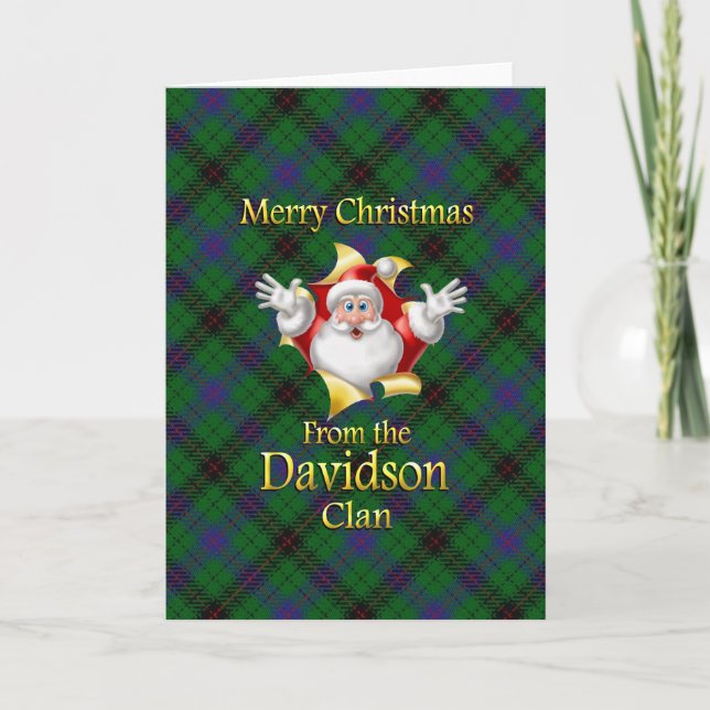 Feliz Navidad desde el clan Davidson (Anverso)