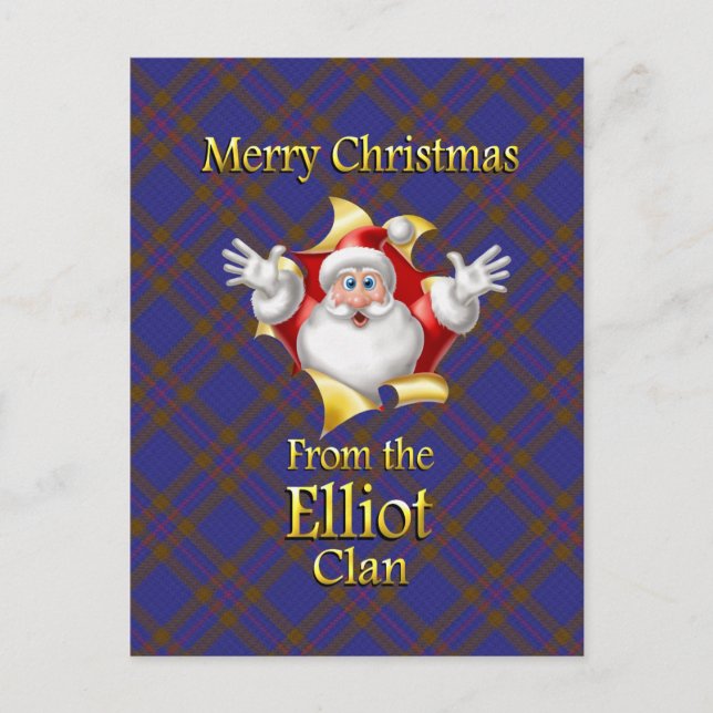 Feliz Navidad desde el Clan Elliot (Anverso)
