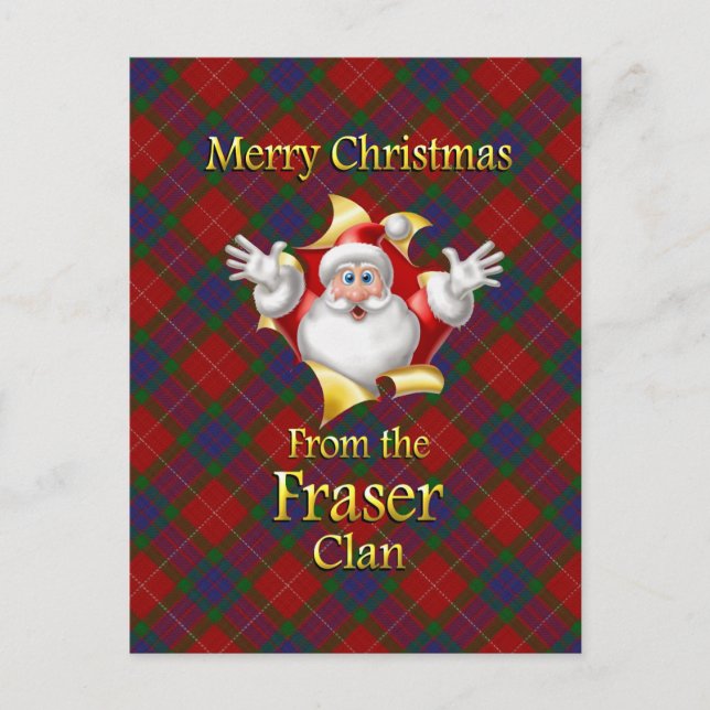 Feliz Navidad desde el Clan Fraser (Anverso)