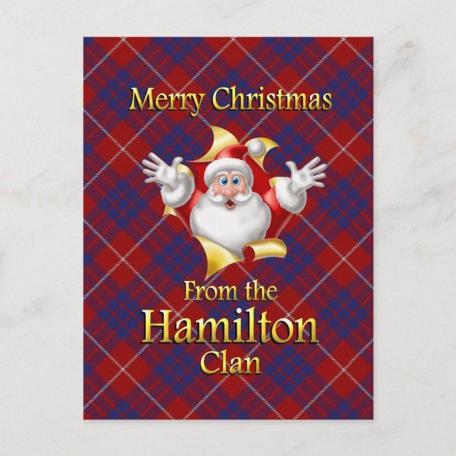 Feliz Navidad desde el Clan Hamilton (Anverso)