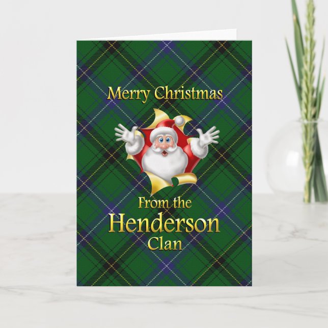 Feliz Navidad desde el Clan Henderson (Anverso)