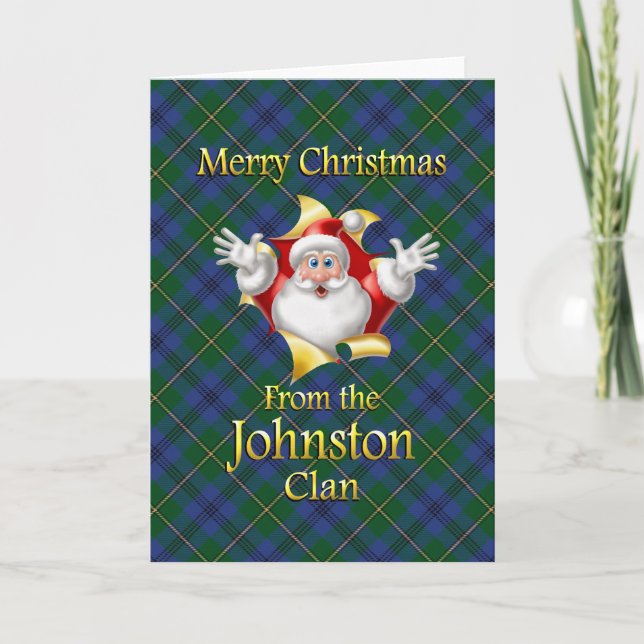 Feliz Navidad desde el clan Johnston (Anverso)