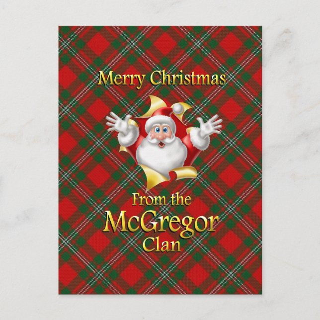 Feliz Navidad desde el clan McGregor (Anverso)