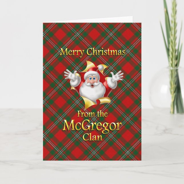Feliz Navidad desde el clan McGregor (Anverso)