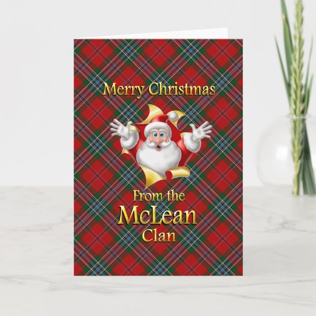 Feliz Navidad desde el clan McLean (Anverso)