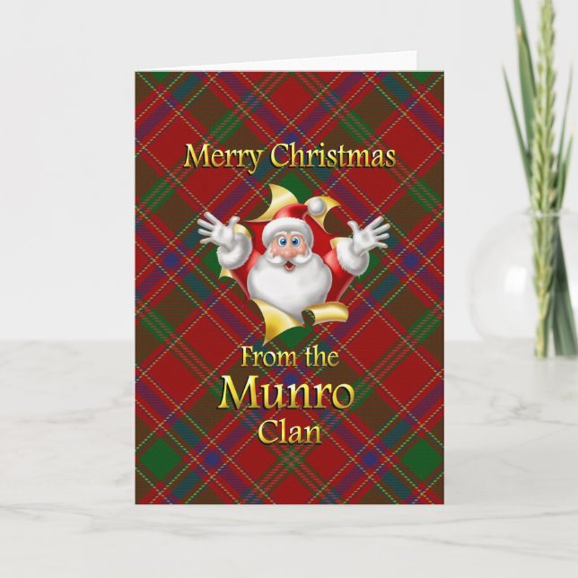 Feliz Navidad desde el clan Munro (Anverso)