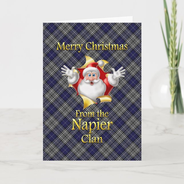 Feliz Navidad desde el clan Napier (Anverso)