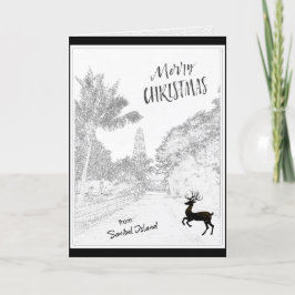 Feliz Navidad desde el faro de la isla Sanibel FL