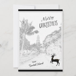 Feliz Navidad desde el faro de la isla Sanibel FL