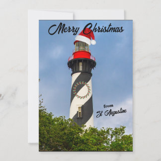 Feliz Navidad desde el faro de St Augustine FL