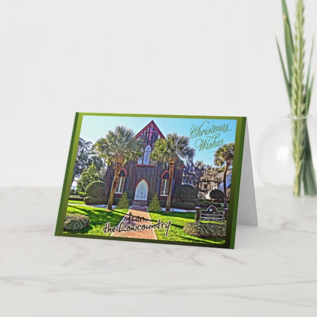Feliz Navidad desde el Lowcountry Bluffton SC (Anverso)
