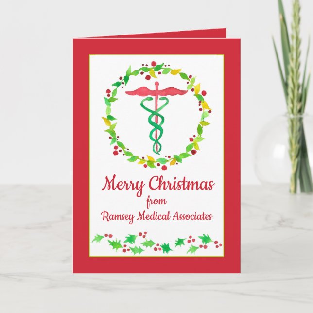 Feliz Navidad desde el negocio de la atención médi (Anverso)