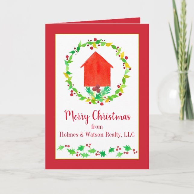 Feliz Navidad desde el negocio inmobiliario de Rea (Anverso)