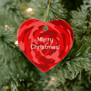 Feliz Navidad desde el ornamento del corazón