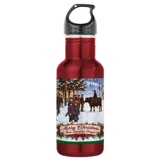 Feliz Navidad desde la botella de agua de Sumpter