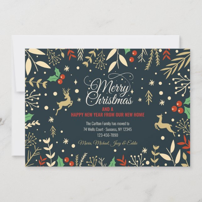 Feliz Navidad desde la nueva Invitación navideña (Anverso)