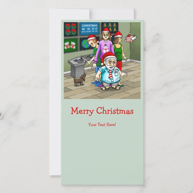 Feliz Navidad desde la oficina de Santa (Anverso)
