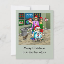 Feliz Navidad desde la oficina de Santa Claus