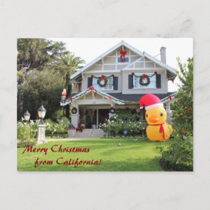 ¡Feliz Navidad desde la postal de California!