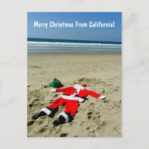 ¡Feliz Navidad desde la postal de California!