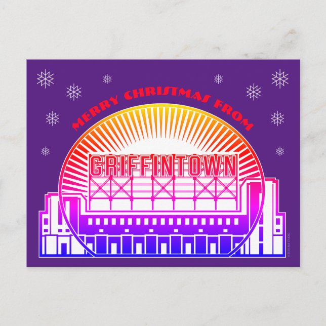 Feliz Navidad desde la postal de Griffintown (Anverso)