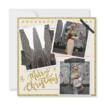 Feliz Navidad desde la Rockefeller Plaza en Nueva 